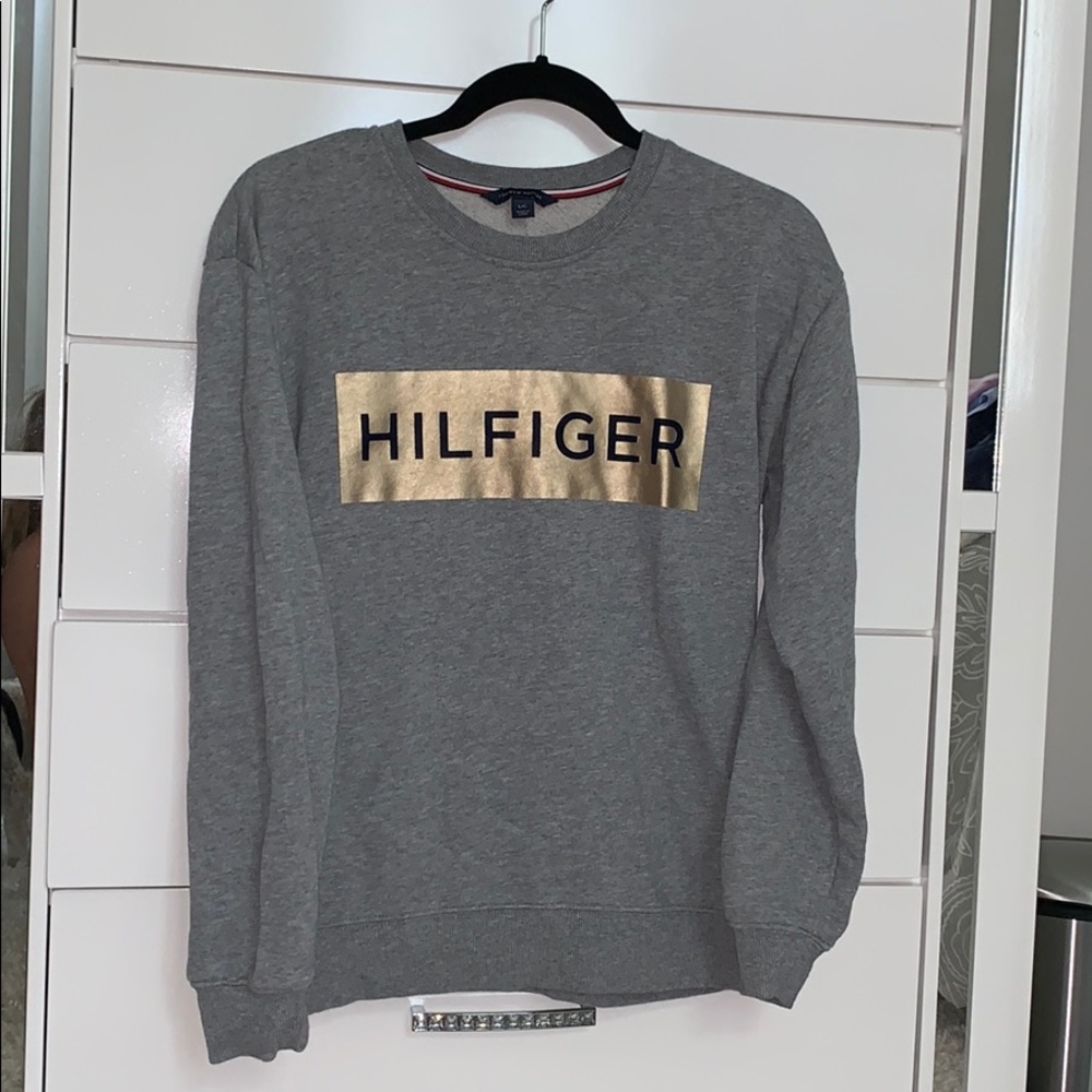 Dark Grey Tommy Hilfiger Crew Neck